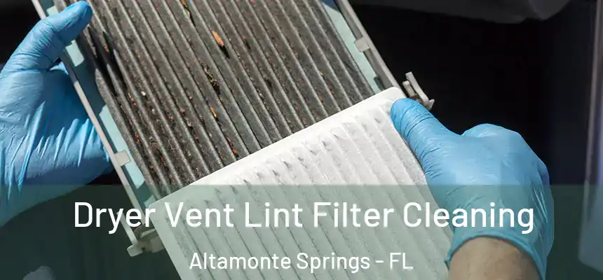 Dryer Vent Lint Filter Cleaning Altamonte Springs - FL
